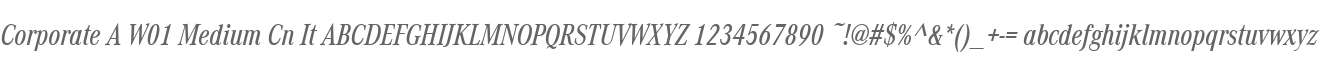 Corporate A W01 Medium Cn It