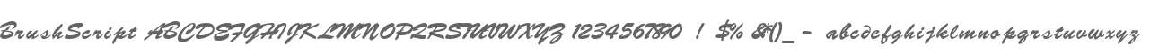 BrushScript