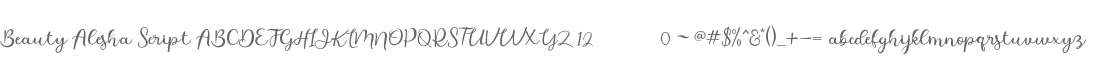 Beauty Alesha Script