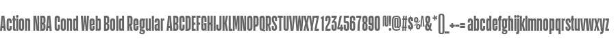 Action NBA Cond Web Bold Regular
