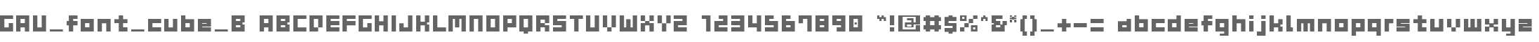 GAU_font_cube_B