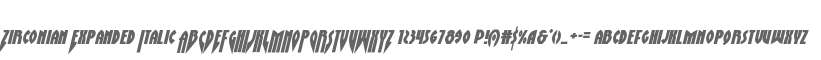 Zirconian Expanded Italic
