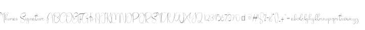 Thomas Signature