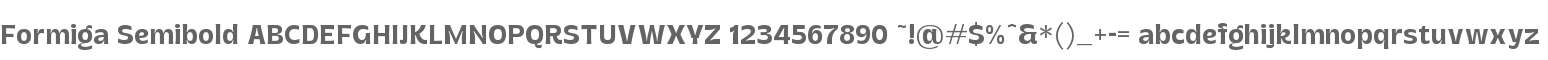 Formiga Semibold