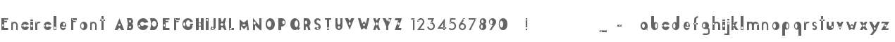 EncircleFont