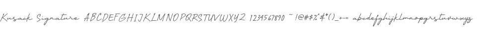 Kusack Signature