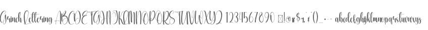Grinch Lettering