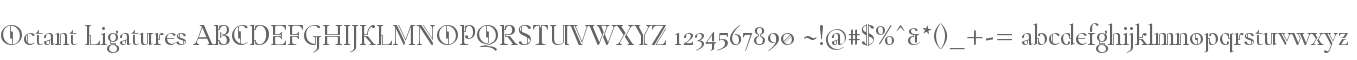 Octant Ligatures