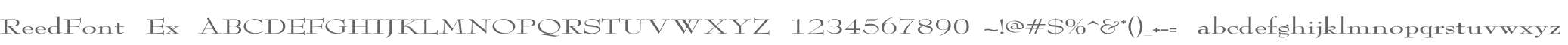 ReedFont Ex