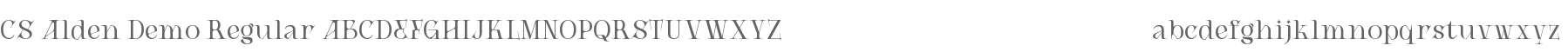 CS Alden Demo