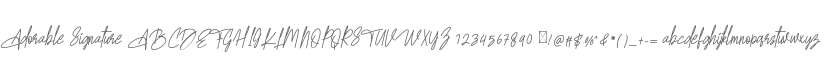 Adorable Signature