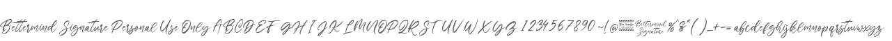 Bettermind Signature Personal Use Only