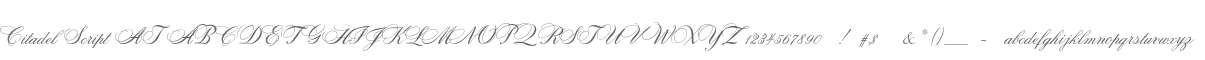 Citadel Script AT