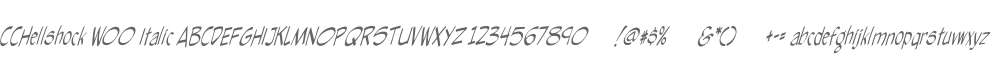 CCHellshock W00 Italic