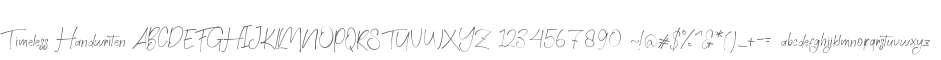 Timeless Handwriten