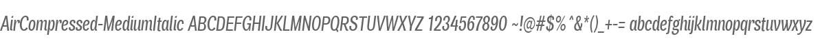 AirCompressed-MediumItalic
