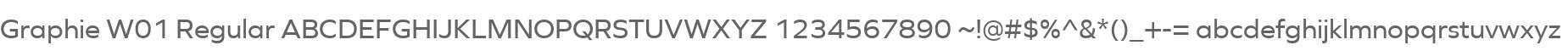Graphie W01 Regular
