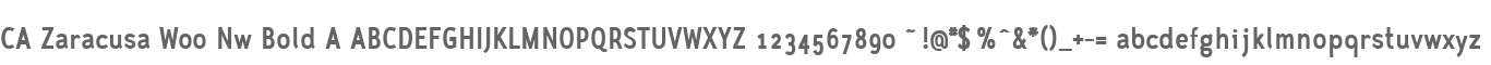 CA Zaracusa W00 Nw Bold A