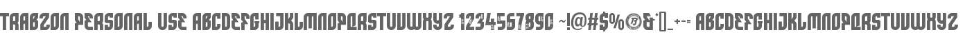 Trabzon Personal Use