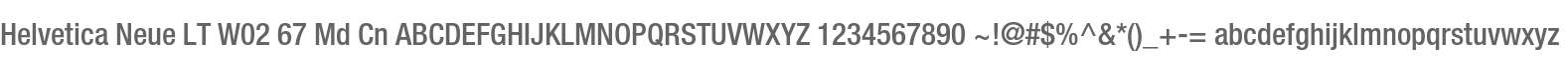 Helvetica Neue LT W02 67 Md Cn