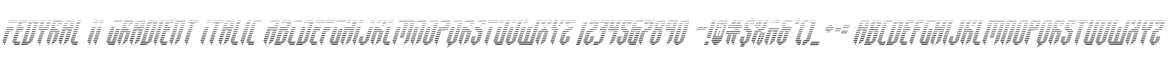 Fedyral II Gradient Italic