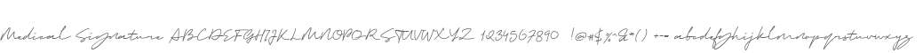 Medical Signature