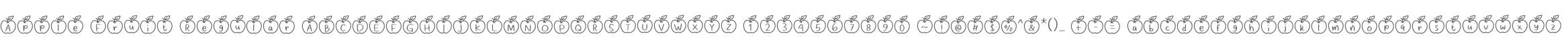 Apple Fruit Regular