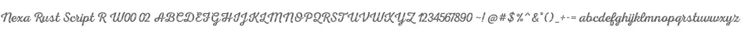 Nexa Rust Script R W00 02