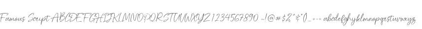 Famous Script