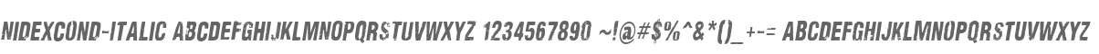 NidexCond-Italic