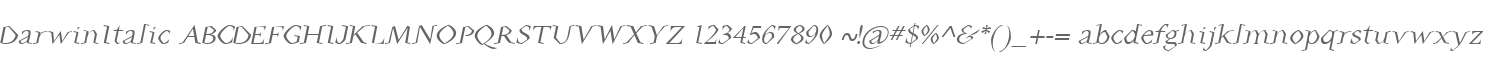 DarwinItalic