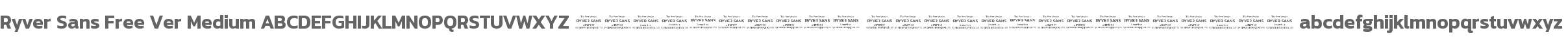 Ryver Sans Free Ver Medium