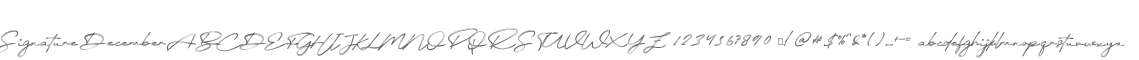 Signature December