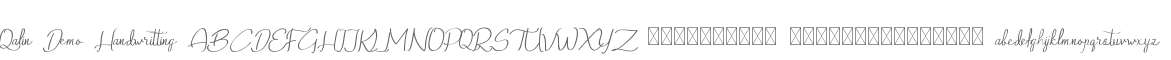 Qalin Demo Handwritting