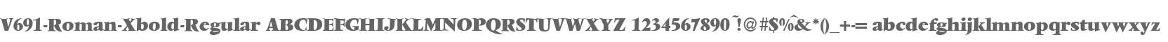 V691-Roman-Xbold-Regular