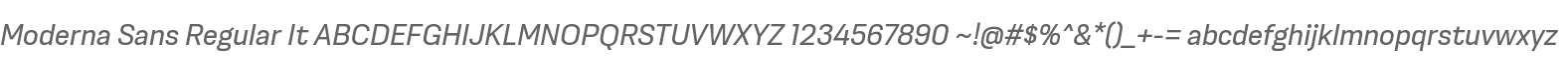 Moderna Sans It