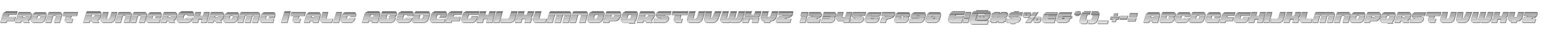 Front RunnerChrome Italic
