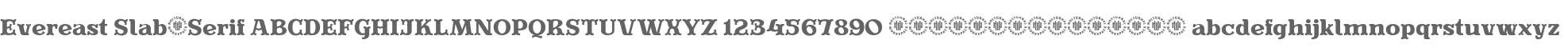 Evereast Slab-Serif