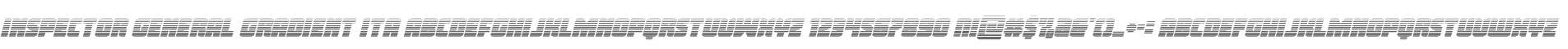 Inspector General Gradient Ita