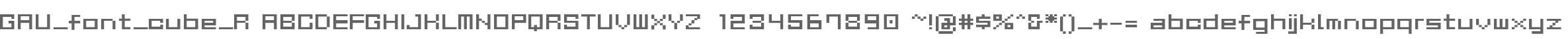 GAU_font_cube_R