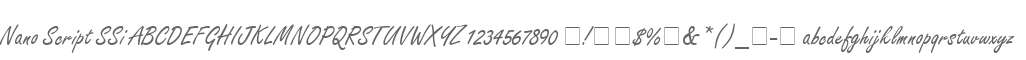 Nano Script SSi