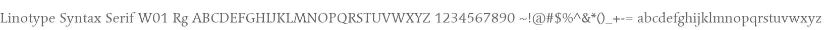 Linotype Syntax Serif W01 Rg