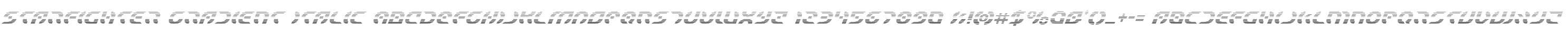Starfighter Gradient Italic