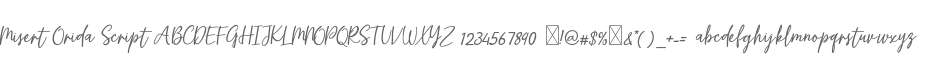 Misert Orida Script