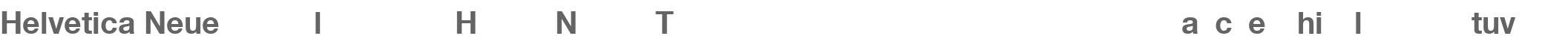 Helvetica Neue W31 Bold