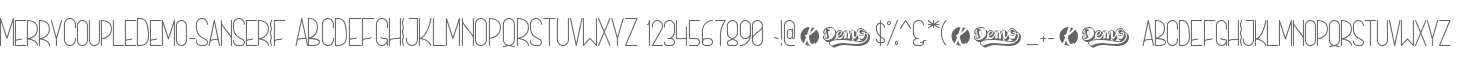 MerryCoupleDemo-SanSerif