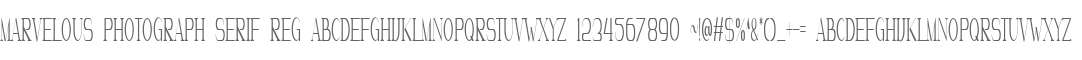 Marvelous Photograph Serif Reg