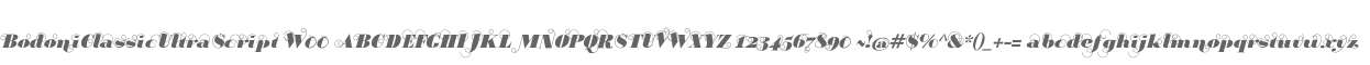 BodoniClassicUltraScript W00