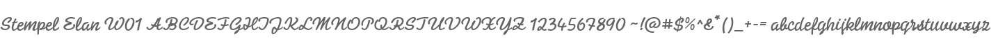 Stempel Elan W01