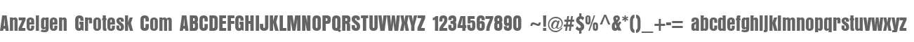 Anzeigen Grotesk Com
